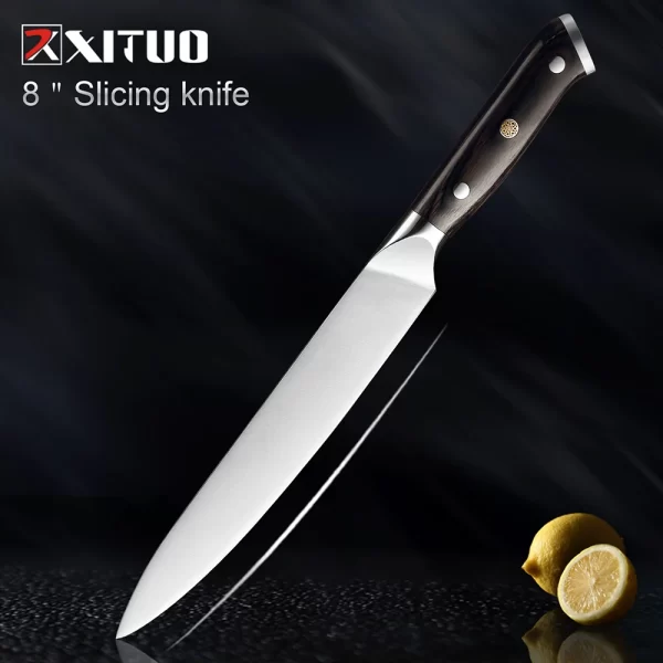 XITUO 7CR17 Stainless Steel Kitchen Knives Individual Set Pieces - Image 10