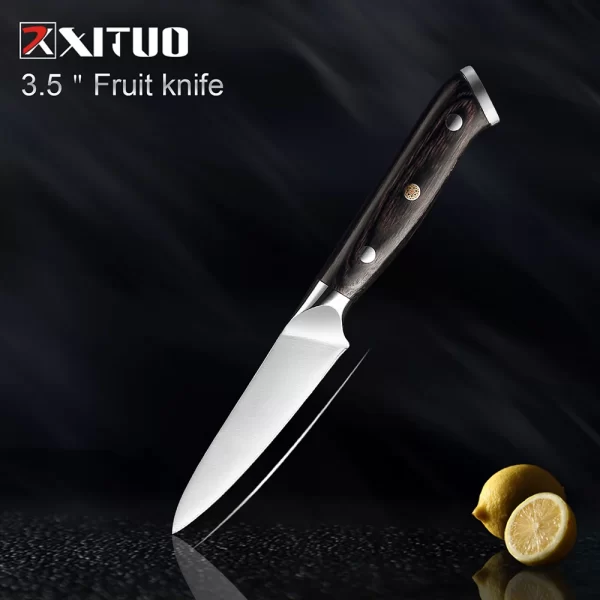 XITUO 7CR17 Stainless Steel Kitchen Knives Individual Set Pieces - Image 11