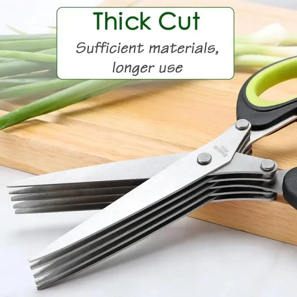 5 Blade Layer Scissor Kitchen Shears - Image 2