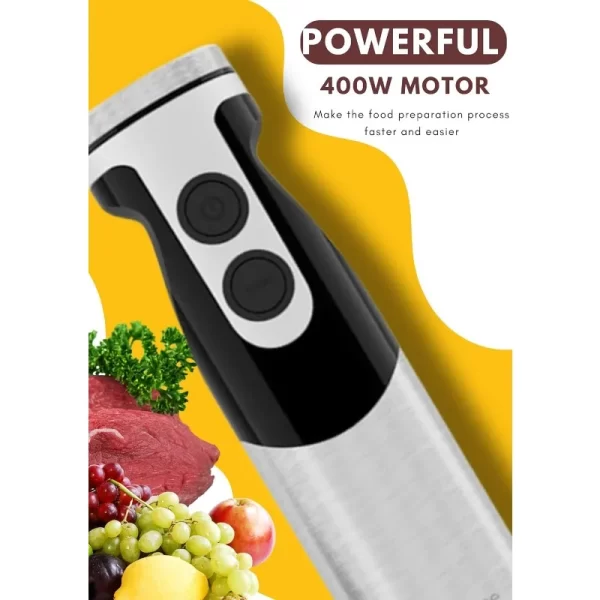 MegaWise Pro Titanium Reinforced 5-in-1 Immersion Hand Blender - Image 4