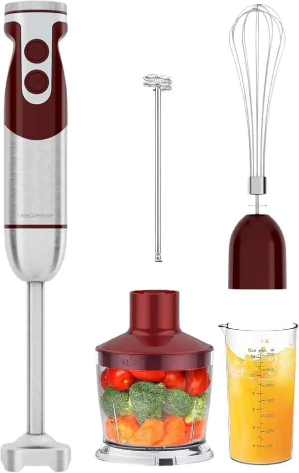 MegaWise Pro Titanium Reinforced 5-in-1 Immersion Hand Blender - Image 10