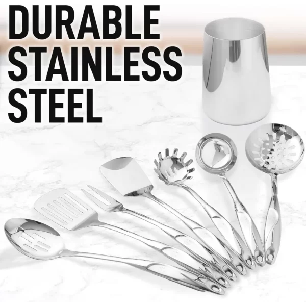 8 Piece Stainless Steel Kitchen Utensil Set