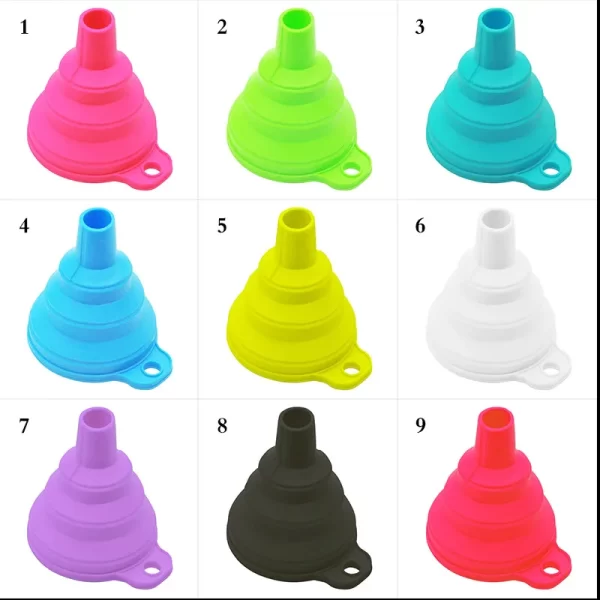 Mini Collapsible Silicone Funnel - Image 3