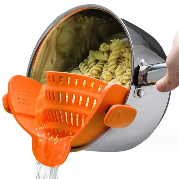 Attaching Adjustable Clip On Strainer For Pots Pans And Bowls - Image 11