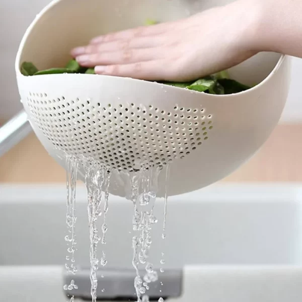 Silicone Colander Bowl Drain Basket - Image 3