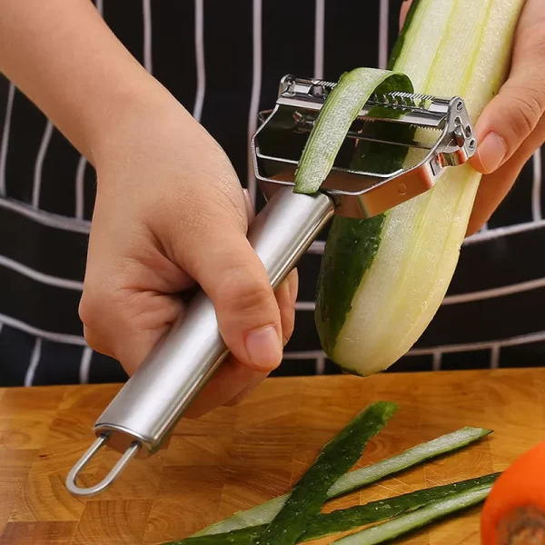 Multi-functional Kitchen Peeler Stainless Steel - Image 2