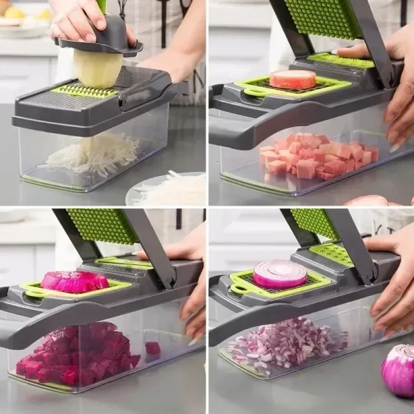 16 in 1 Multi-functional Vegetable Chopper and Slicer - Image 4