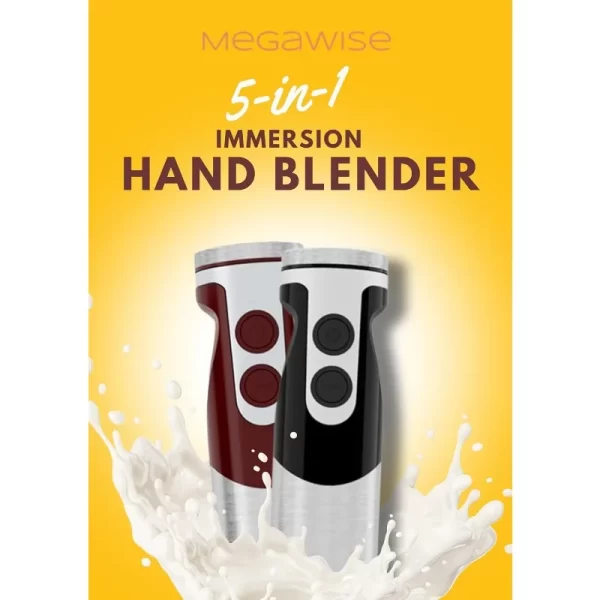 MegaWise Pro Titanium Reinforced 5-in-1 Immersion Hand Blender - Image 3