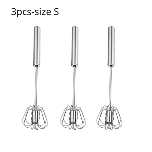 Stainless Steel Self-Spinning Mixer Whisk - Image 8