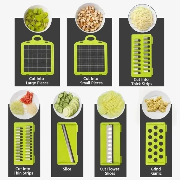 16 in 1 Multi-functional Vegetable Chopper and Slicer - Image 5