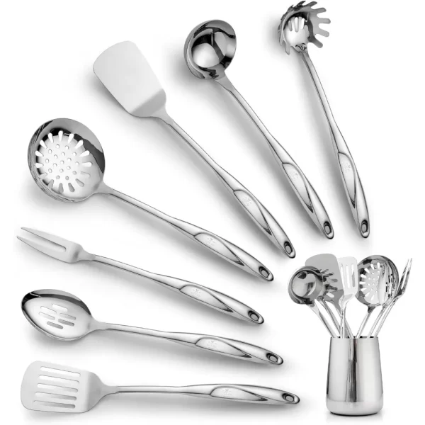 8 Piece Stainless Steel Kitchen Utensil Set - Image 6