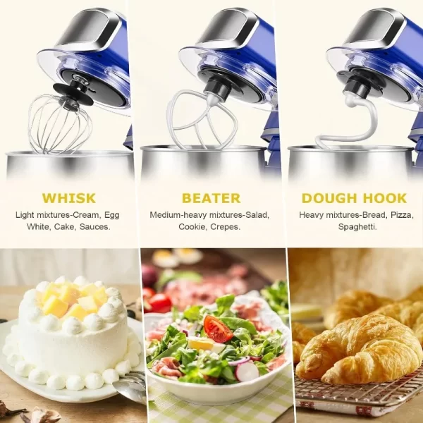 Kitchen in the Box Lightweight Stand Mixer 3.2Qt 6 Speed - Image 4