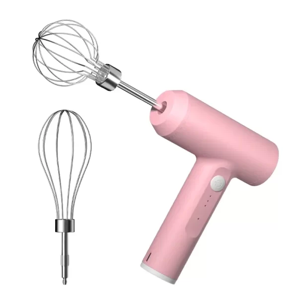 Wireless Electric Food Mixer 3 Speeds USB Rechargeable - Image 8