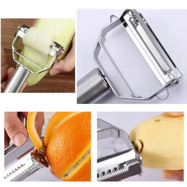 Multi-functional Kitchen Peeler Stainless Steel - Image 4