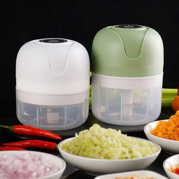 Mini Electric Food Processor and Chopper USB Rechargeable - Image 2